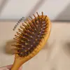 Estilo Nacional Sandália Dourada Sândalo Combinação com Airbag Comb de Massagem Comb de Massagem Meridian Comb de Sândalo Cabelo Liso Alisamento de Cabelo Pente Doméstico