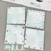 Estilo ins estojo de lápis transparente estrela menta alta aparência estilo simples estudante feminina prova dupla camada grande capacidade bolsa de material escolar
