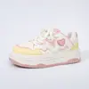 Zapatos de Pan de Corazón Dulce y Fresco HuiLi Invierno con Felpa Gruesa Suela Gruesa Bloque de Color Zapatos de Algodón Versátiles para Personas Bajas Zapatos de Tabla Casuales Mujer