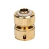 Conector de mangueira de entrada de água para lavadora de carro doméstica todo em cobre 4 vias de distribuição de água 6 bicos conector rápido bico da mangueira de entrada de água