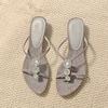 Chinelos de Design Exclusivo Estilo Férias para Mulheres, Novo Modelo Verão 2026, Sandálias Anabela Chinelo Casuais Elegantes para Uso ao Ar Livre