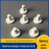 Base Cerâmica em Forma de T Coral Base de Pilar Aquário de Criação de SPS Bandeja em Forma de T Suporte de Criação de Corais