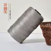Fio de seda gelada, fita plana de algodão mercerizado e linho para almofadas tecidas à mão DIY, sapatos, chapéus de proteção solar primavera/verão e tecelagem de bolsas