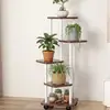 Producto popular transfronterizo: Estante de Flores para Sala de Estar, Soporte de Macetas de Flores de Múltiples Niveles para Balcón, Estante Escalonado para Plantas