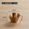Taza de Extracción de Café de Acero Inoxidable 304 con Taza Medidora Graduada Taza de Espresso Taza Portátil de Onzas Taza para Leche Taza para Líquidos