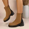 Botas Martin de suela gruesa para mujeres a la moda, nuevos lanzamientos otoño e invierno 2026 europeos y americanos, botas de jinete de tacón alto y plataforma, botines súper populares, venta al por mayor desde el fabricante