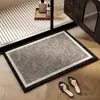 Alfombrilla de Piso para Baño Simple Francesa Absorbente de Agua para Inodoro Secado Rápido Alfombrilla de Entrada Hogar Baño Diatomeas Antideslizante En Stock