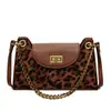 Bolso de Axila de Nicho Francés para Mujer 2025 Nuevo Bolso de Hombro Retro con Estampado de Leopardo Bolso Cruzado de Moda de Alta Gama para Viajero