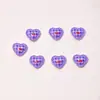 Xadrez Fofo Estilo Ins Coração Joias de Unha Artística Resina Estéreo Acessórios de Unha Usáveis Brincos Grampo Peças DIY