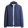 M-8XL Tamanho Grande Transfronteiriço Suéter de Lã Cor Sólida Gola Alta Jaqueta Cardigan Masculina Primavera e Outono Jaqueta Esportiva de Lã