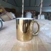 Caneca banhada a ouro galvanizado revestido fio de ouro fio de prata fabricantes de copo de cerâmica impresso publicidade mudança de cor
