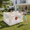 Castelo inflável transfronteiriço para uso interno e externo, trampolim de PVC, playground inflável infantil, escorregador de trampolim, castelo inflável