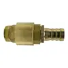 Válvula de retención de boca de pagoda Insertar Manguera de goma Válvula unidireccional Doble cabeza Boca de cobre con resorte Funda de válvula de flujo inverso Manguera de goma de alambre de acero Válvula de tubería de agua