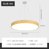 Luz hexagonal hueca de madera con veta de madera LED transfronteriza, luz con forma hexagonal, lámpara colgante redonda, adecuada para centros comerciales, supermercados y oficinas