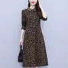 Garantia de Qualidade, Vestidos Elegantes para Mulheres de Meia-Idade, Novos Estilos de Outono e Inverno, Vestidos Elegantes e Delicados para Mães