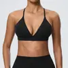 Popular Sujetador Deportivo de Yoga Europeo y Americano, Secado Rápido, Cepillado por Ambos Lados, Sexy Sujetador de Fitness con Espalda Cruzada 52736