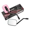 Espejo Retrovisor para Vehículo Eléctrico Adecuado para Yadi Aima Tailing Mavericks Bicicleta Eléctrica Reflector Cuadrado Espejo de Reversa