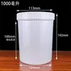 En Stock 100 250 500ml Botellas de Plástico, Contenedores Verticales Engrosados, Cubos de Tinta, Frascos Sellados de Gran Diámetro