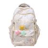 Nueva Mochila Dulce Estrella Hueso para Niñas, Bolsa Escolar Pequeña Fresca de Color Caramelo, Mochila Dulce, Ligera y de Gran Capacidad
