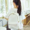 Mochila de Lona de Algodão Direto da Fábrica Tendência de Moda Outdoor Mochila de Grande Capacidade Bolsa Feminina para Estudantes Atacado