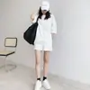 Primavera de 2026 Novo Conjunto Esportivo Casual de Duas Peças da Moda Feminina Tendência Street Style Versátil Conjunto Curto Verão