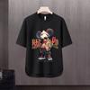 Nova camiseta de manga curta masculina verão coreano estilo moderno simples meia manga top Hong Kong estilo frouxo casual moda marca t-shirt