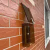 Cubierta para Máquina de Huellas Dactilares de Control de Acceso para Exteriores F7 Protección Solar Reloj de Contraseña para Fichar Protector contra la Lluvia Cubierta Impermeable para Máquina de Asistencia Cubierta Protectora para Exteriores