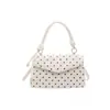 Bolsa Quadrada Pequena de Mão Estilo Coreano com Bolinhas Feminina de Alta Aparência Moda Simples Bolsa de Ombro Único Moda de Nicho Bolsa Transversal para o Dia a Dia