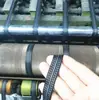 Los fabricantes producen cincha conductora antiestática, cincha conductora de fibra metálica y cincha conductora especial para ropa, calzado y sombreros
