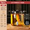 Contenedor de sellado para botella de vino de espuma, Licor de ciruela verde, Tarro de vino medicinal, Olla de vino con grifo, Botella de vidrio para almacenamiento y almacenamiento de vino