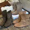 Botines de gamuza de punta redonda estilo coreano muy populares para mujer, nuevos para el otoño de 2026, con plantillas ocultas para aumentar la altura, botines retro Martin