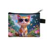2024 Nuevo Lindo Monedero de Animales Bolsa para Monedas Estampada para Niños Bolsa de Llaves a la Moda Bolsa para Guardar Documentos Cremallera