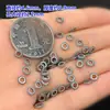 Prata Esterlina s925 Retro Disco Engrenagem Enrolada espaçador Anel Fechado Corda de Mão Trançada pulseira Colar Artesanal diy Acessórios