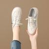 Zhr Moda Bloques de Color Zapatos Blancos 2025 Verano Nuevo Fiesta de Estudiantes Versátiles Zapatos Blancos Quanzhou Zapatos Casuales