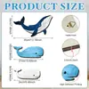 Decoración de Pared de Ballena de Madera de Amazon Adorno Colgante de Madera de Ballena Jorobada Pez de Madera Venta Caliente de Amazon Transfronterizo Lote Pequeño