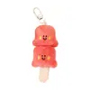 Tengyi Original Fofo Comida Oden Boneca Pingente Chaveiro de Menina Mochila Pingente Pequeno Fecho de Lagosta Brinquedo