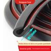 13mm carro porta trim tira tira plástica Hemming anti-colisão tira de borda protetora porta carro trim tira autoadesivo