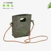 Bolsa Transversal Pequena de Papel Dupont Composto Bolsa de Ombro Ins Bolsa Pequena Personalizada Moda Versátil Bolsa Transversal Processamento e Personalização