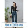 Moda Outono Jeans Cintura Alta Calças Vovó para Mulheres 2026 Novos Calças Longas Soltas com Caimento Emagrecedoras Simples Calças de Barra Reta
