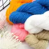 Hilo Acrílico Puro Hilo Retorcido de 4 Cabos Hilo para Zapatillas de Punto a Mano DIY Zapatos de Ganchillo Hilo para Cojín y Muñeca Acrílico Anti-Pilling Hilo de Tejer Acrílico
