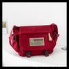 Nova Bolsa Transversal Casual Versátil Retrô 2026 para Homens, Bolsa Mensageiro Tendência Estilo Japonês Workwear, Bolsa de Aula para Estudantes de Grande Capacidade