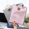 Bolsa para Archivos A4 Multicapa con Cremallera Coreana Bolsa Portátil para iPad y Computadora Maletín de Lona Oxford Sobre Gran Capacidad