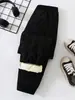 Pantalones casuales para hombre de algodón y lana de cordero, pantalones largos cálidos, talla grande, corte holgado, a prueba de frío, forrados de polar para hombre, engrosados, repelentes al agua, pantalones deportivos