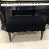 Funda de Tela de Terciopelo para Banco de Piano Cubierta Protectora a Prueba de Polvo para Piano Funda Larga para Banco Cubierta para Taburete de Maquillaje