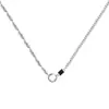Collar para Pareja Anillo Irregular de Circonita 2026 para Mujer, Estilo Minimalista, Cadena para Clavícula Hip-Hop de Nicho Unisex para Hombre