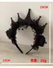 Diadema de Halloween Divertida para Fotos de Eventos Disfraz Accesorios de Cosplay Diadema de Flor Luminosa Pin Lateral Joyería para la Cabeza