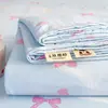 Sábanas de Gasa de Doble Capa Nuevas de Verano Pieza Única Lavables a Máquina Dormitorio de Estudiantes Sábanas para Cama en Casa Funda de Almohada Juego de Tres Piezas para Cama