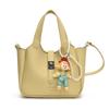 Bolsa Balde Elegante e da Moda 2025 Nova Moda de Nicho Versátil Casual Roupa de Trabalho Ombro Único Transversal Bolsa Pequena