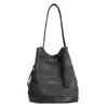 Bolso de Lona Estilo Nuevo 2026 para Mujer, Estilo Perezoso, Versátil, Bolso Tote de Gran Capacidad, Bolso de Hombro Simple para el Viaje Diario