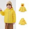 Jaqueta de Penas Infantil Balabala Roupas de Inverno para Meninas e Meninos 2026 Novidades Tops para Bebês Roupas de Bebê Fofas